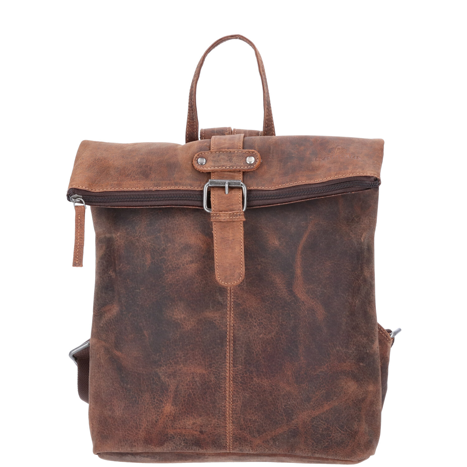 The Skandinavian Brand Leder Rucksack  sand