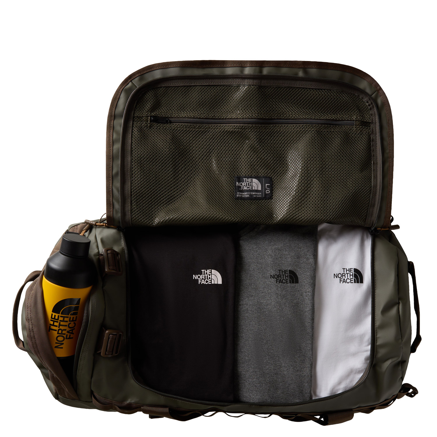The North Face Reisetasche/Rucksack Base Camp Duffel L New Taupe Green-Smokey Abbildung 3