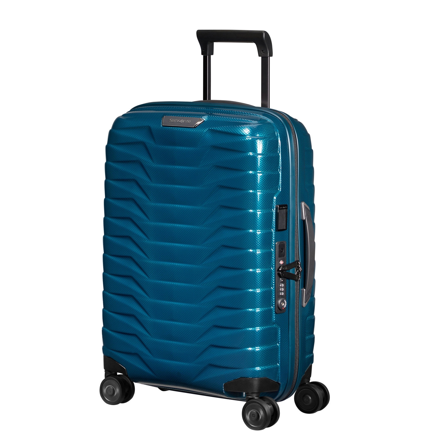 Samsonite Trolley mit 4 Rollen 55cm EXP. Proxis Petrol Blue