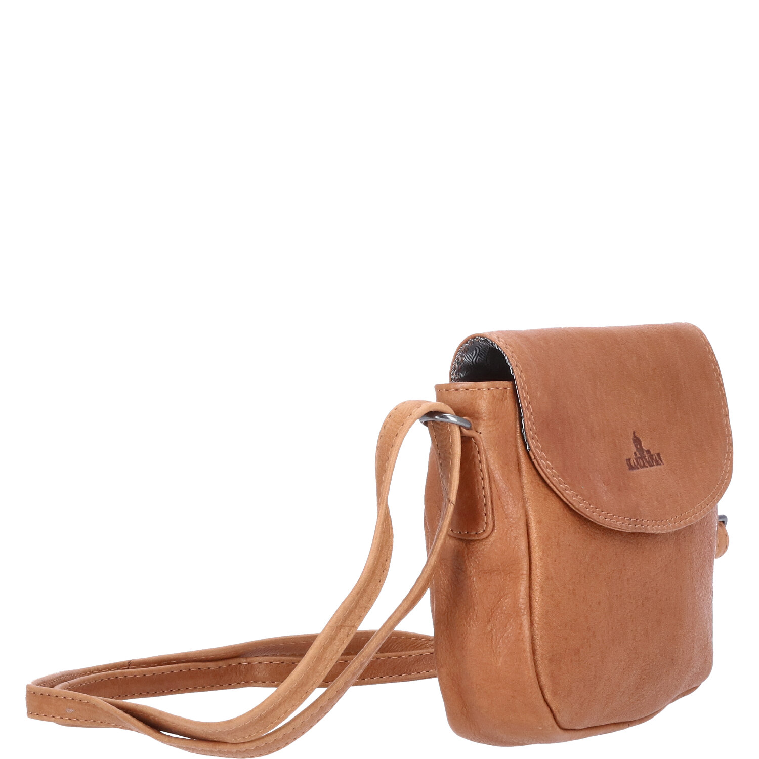 The Skandinavian Brand Damen Leder Tasche, Umhängetasche  Cognac