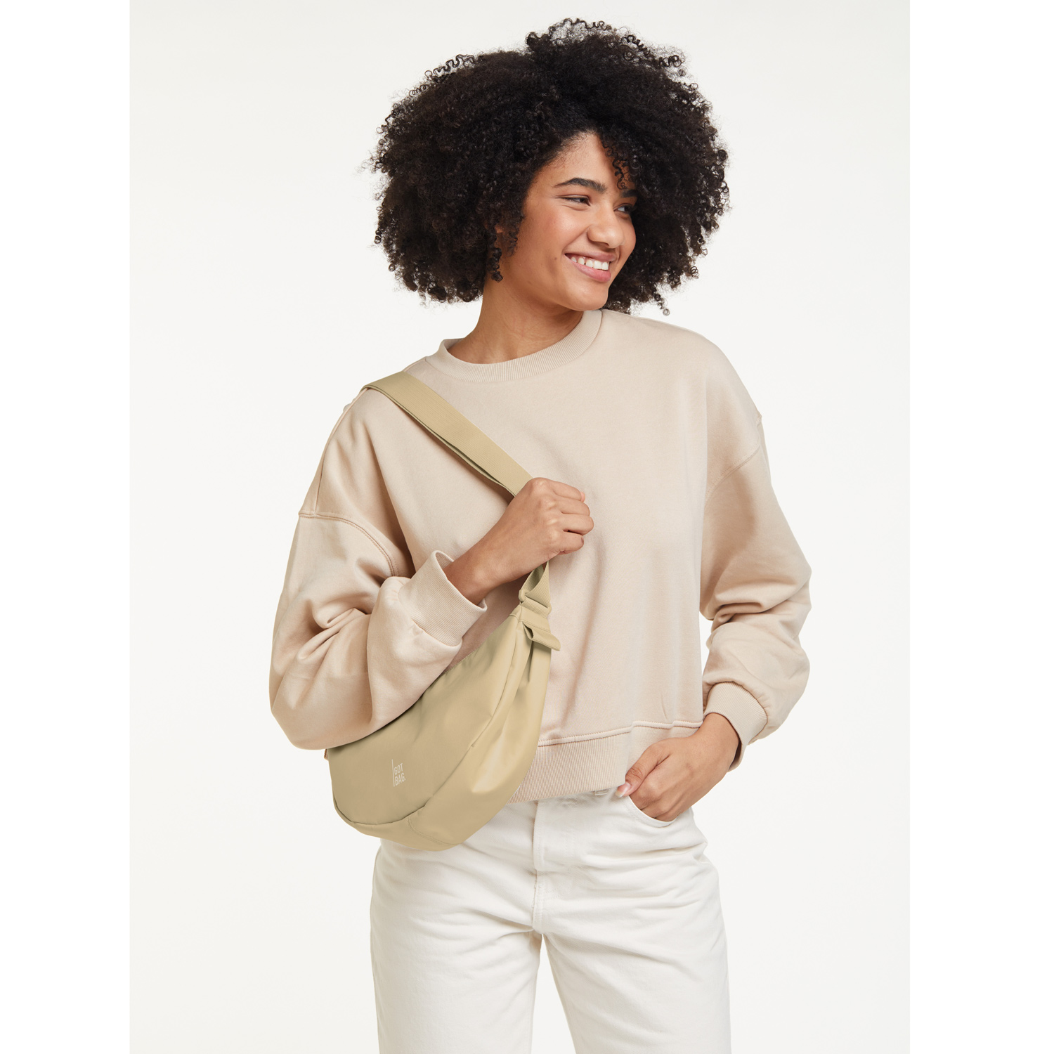 Got Bag Umhängetasche / Crossbody Moon Bag Small shore