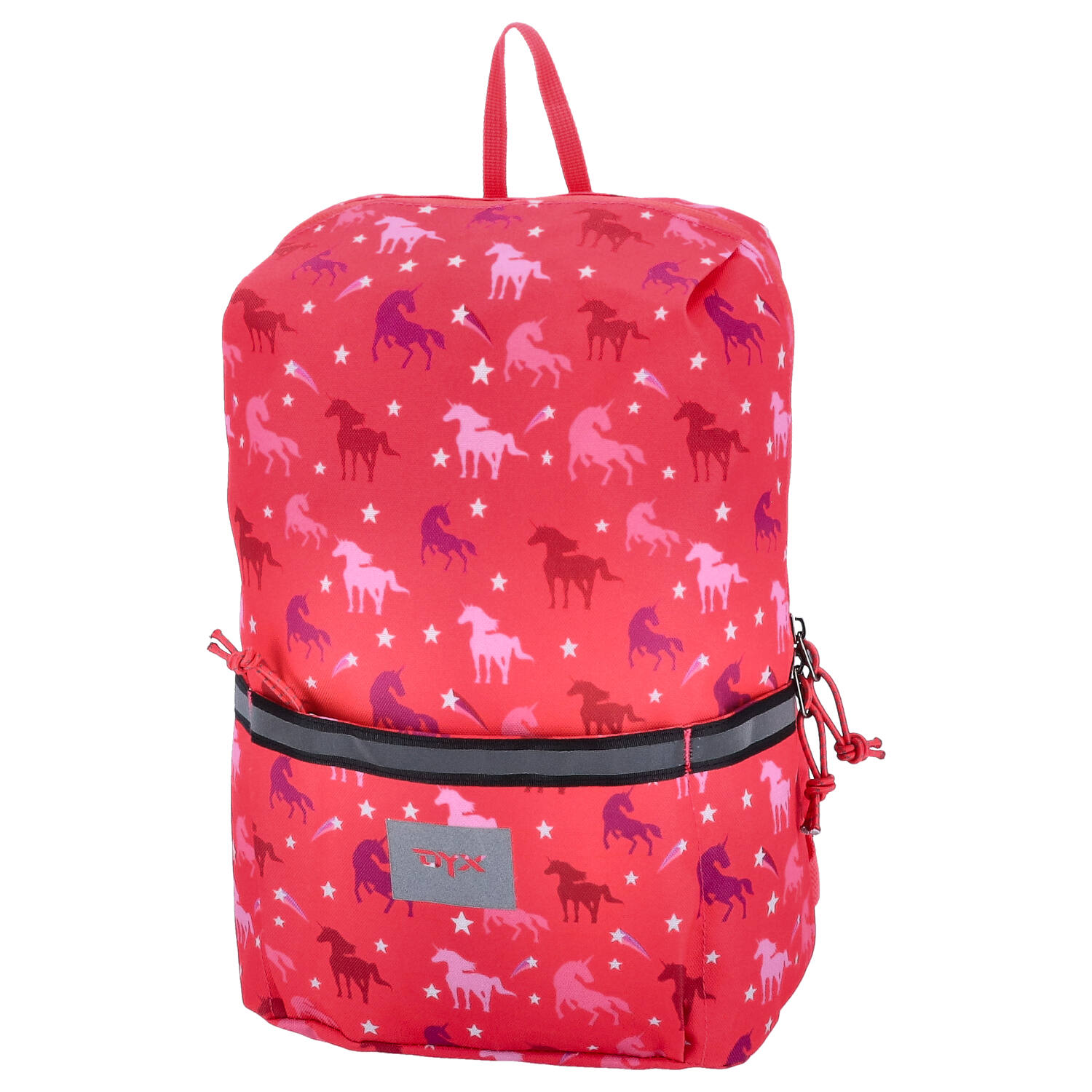 DYX Kinderrucksack Dino Reflection - pink Abbildung 1