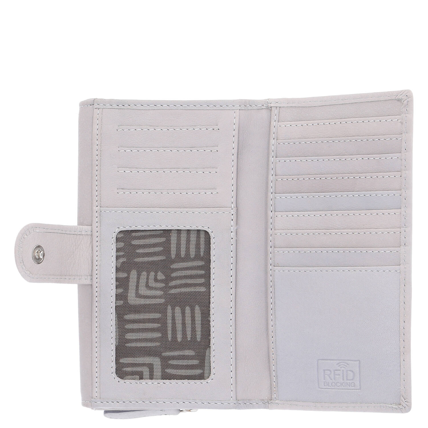 The Skandinavian Brand Damenbörse Leder - Light grey Abbildung 2