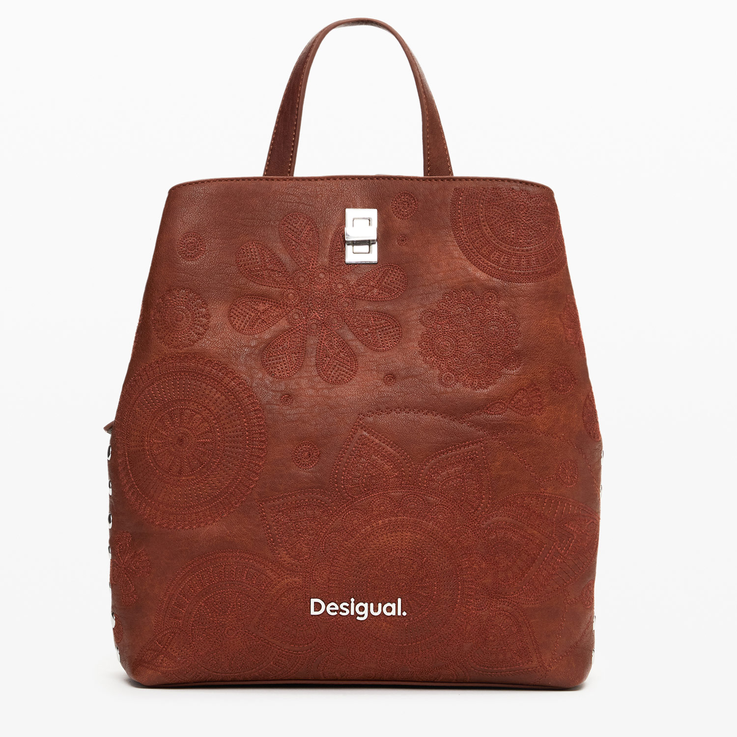 Desigual Damen Rucksack Dejavu Sumy Mini Camel