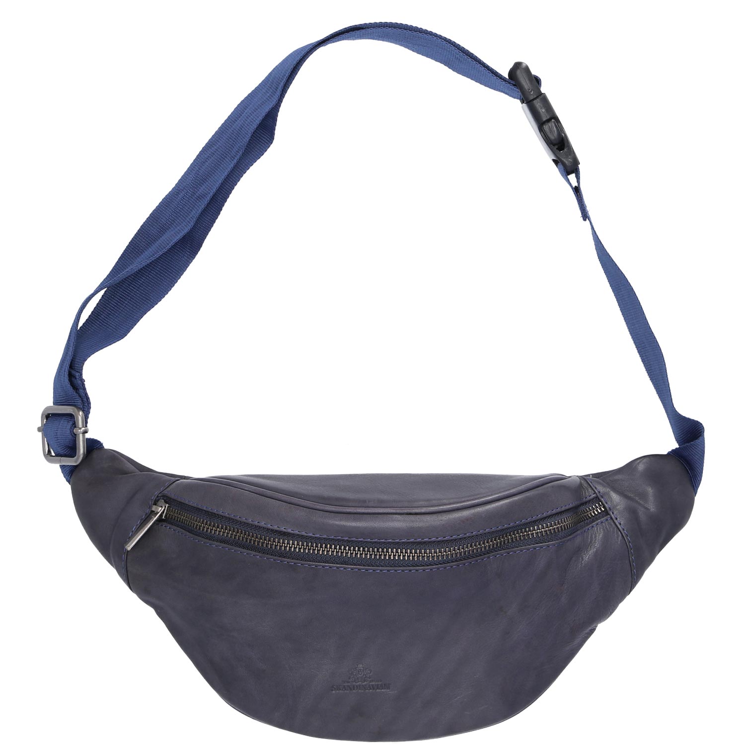 The Skandinavian Brand Hip Bag Washed Nappa  blau