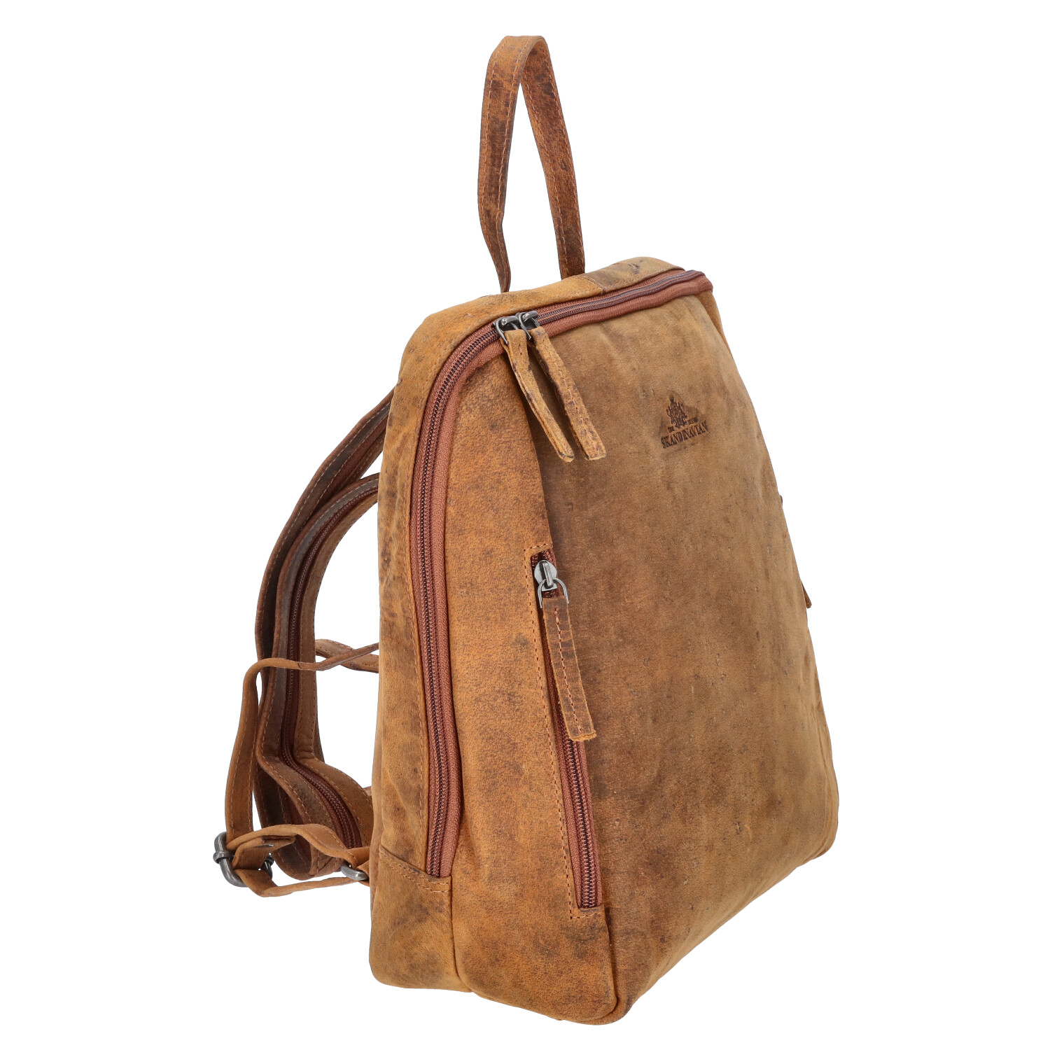 The Skandinavian Brand Leder Rucksack Hunter  tan