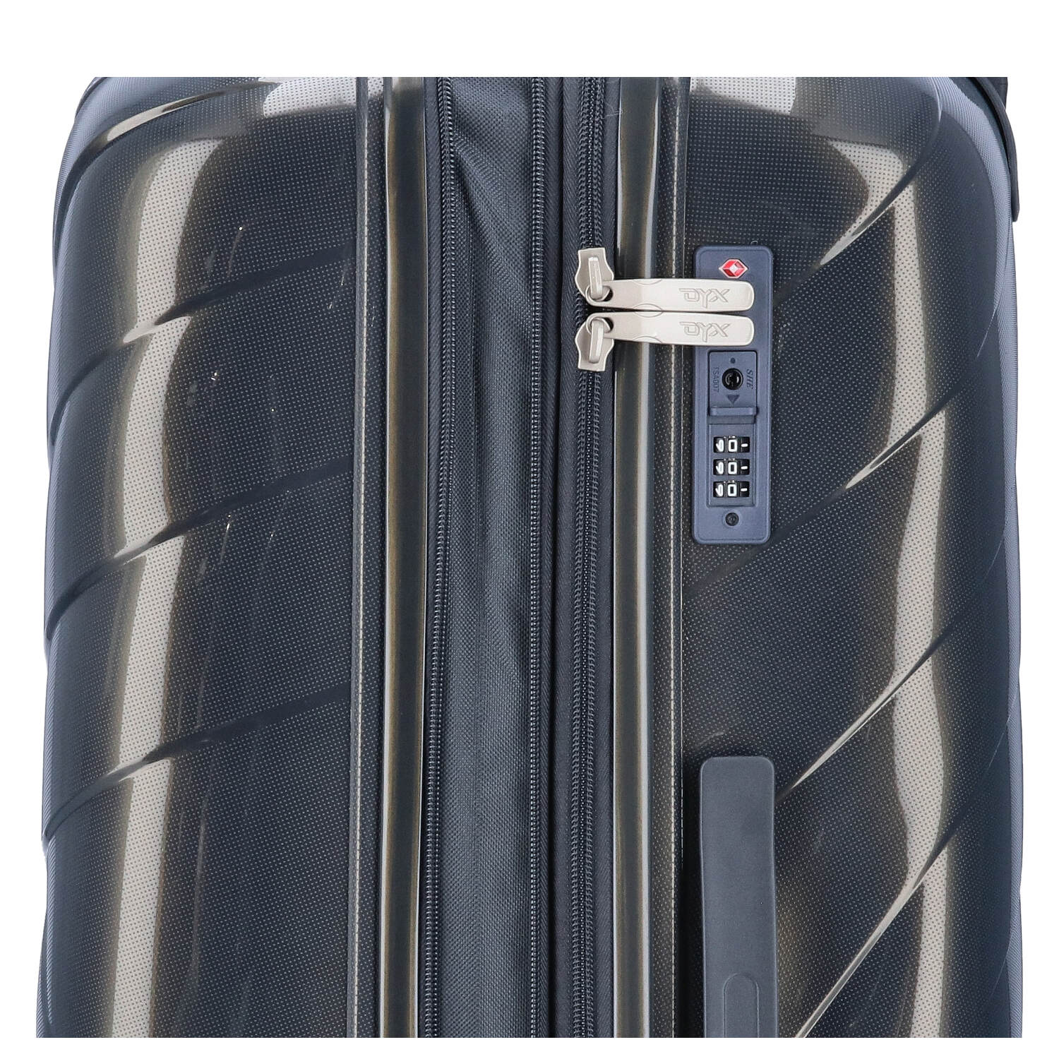 DYX 4 Rollen Trolley 3er Set S/M/L Dubai grau Abbildung 6