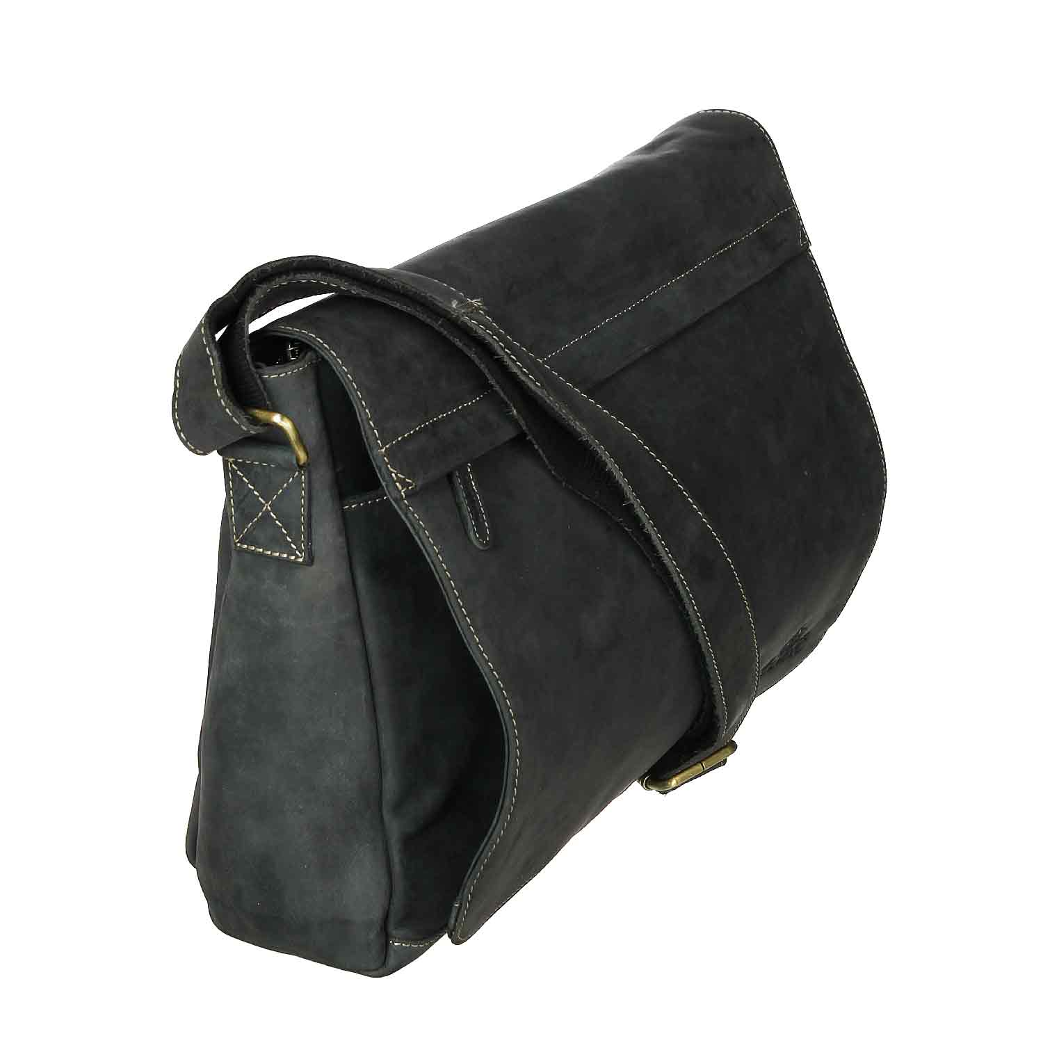 The Skandinavian Brand Umhängetasche Leder  Black Abbildung 2