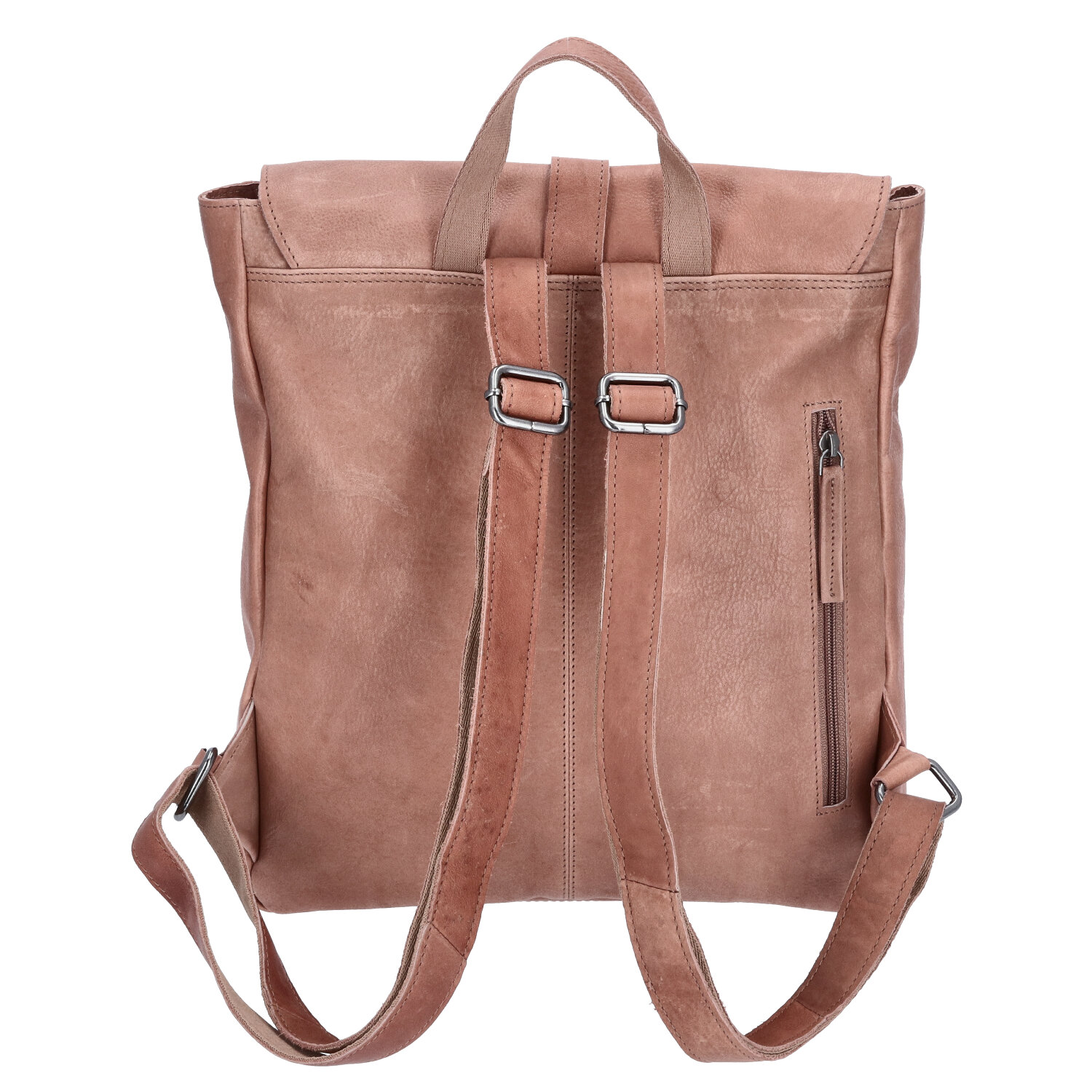 The Skandinavian Brand Damen Leder Rucksack - beige Abbildung 2