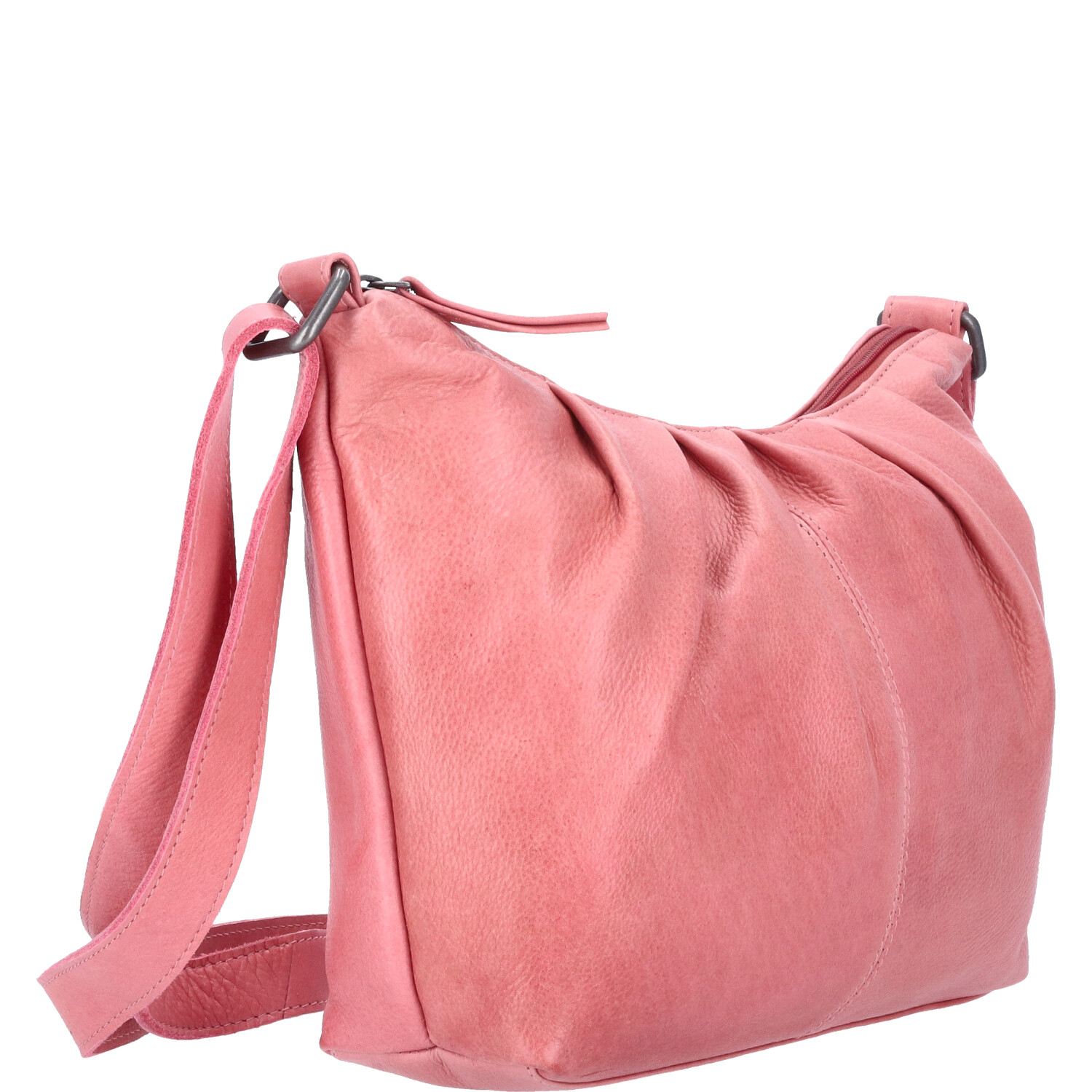 The Skandinavian Brand Damen Ledertasche, Schultertasche  rose