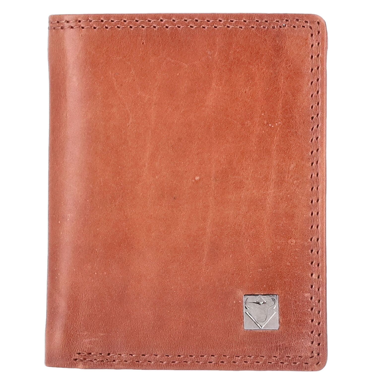 Urban Bull Wallet Washed Leather  Cognac