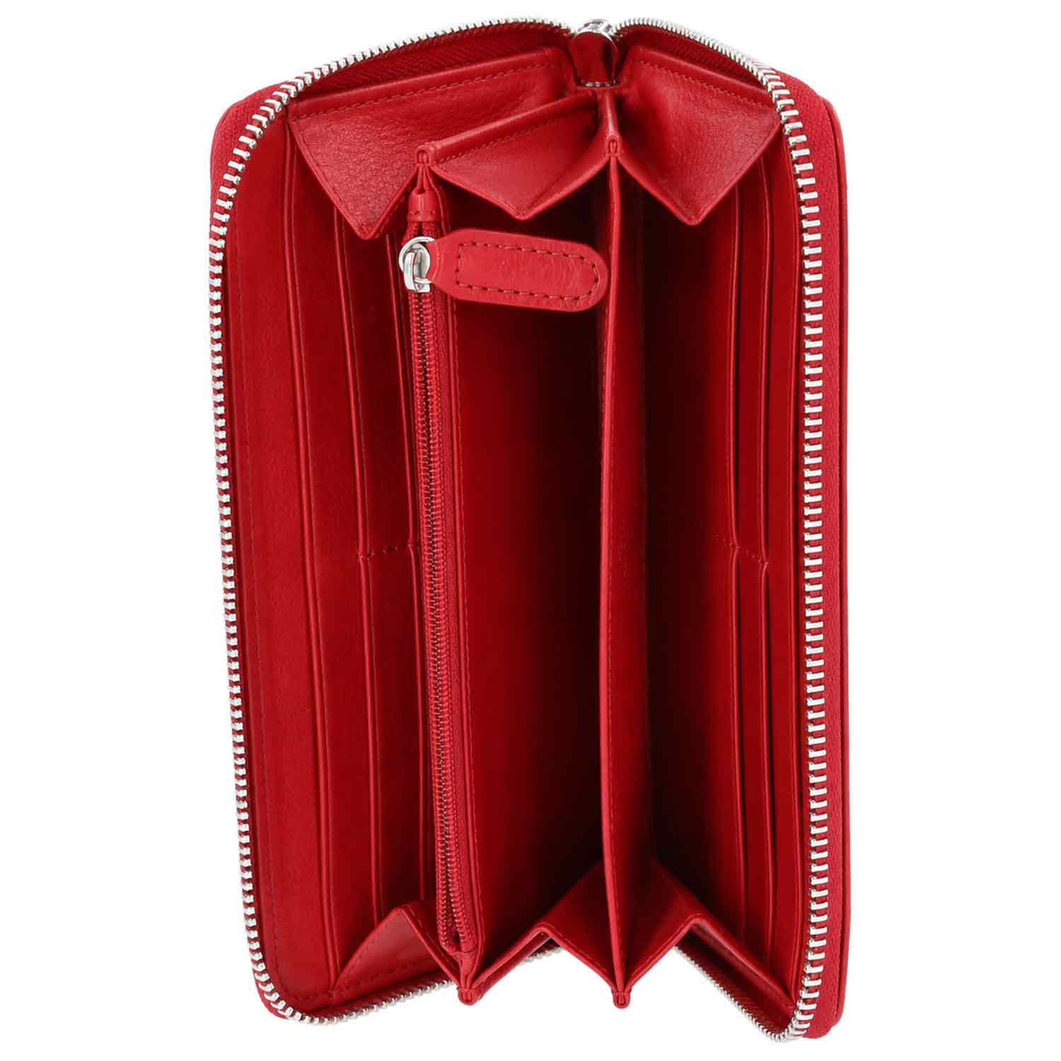 The Skandinavian Brand Damenbörse Leder - Red Abbildung 3