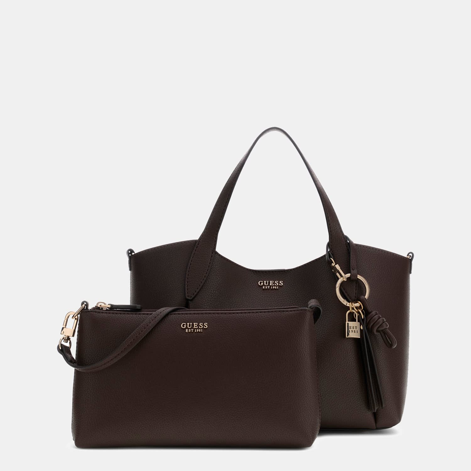 GUESS Damen Handtasche Melody 2 in 1 Brown Abbildung 1