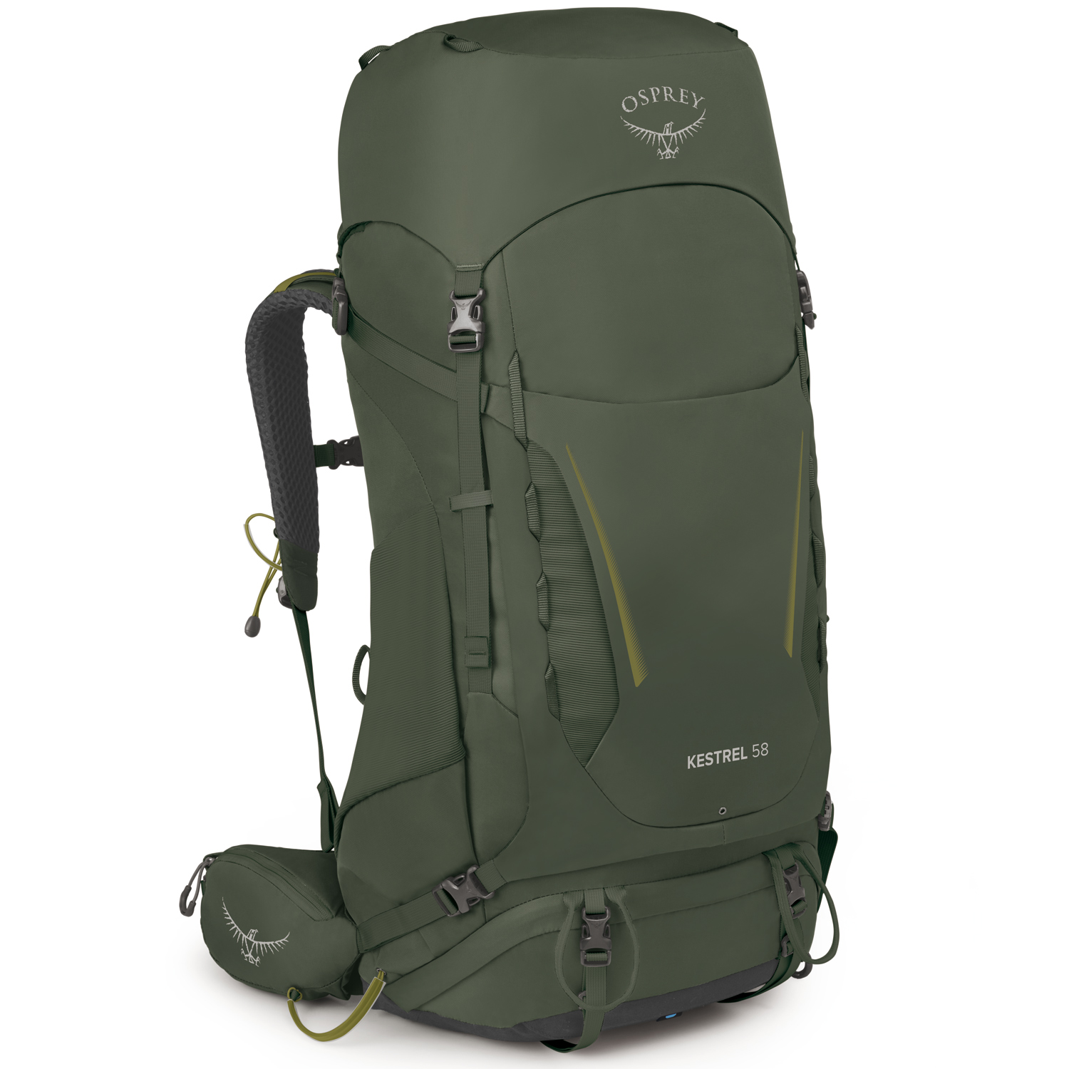 OSPREY Trekking/Wanderrucksack S/M Kestrel 58 Bonsai Green