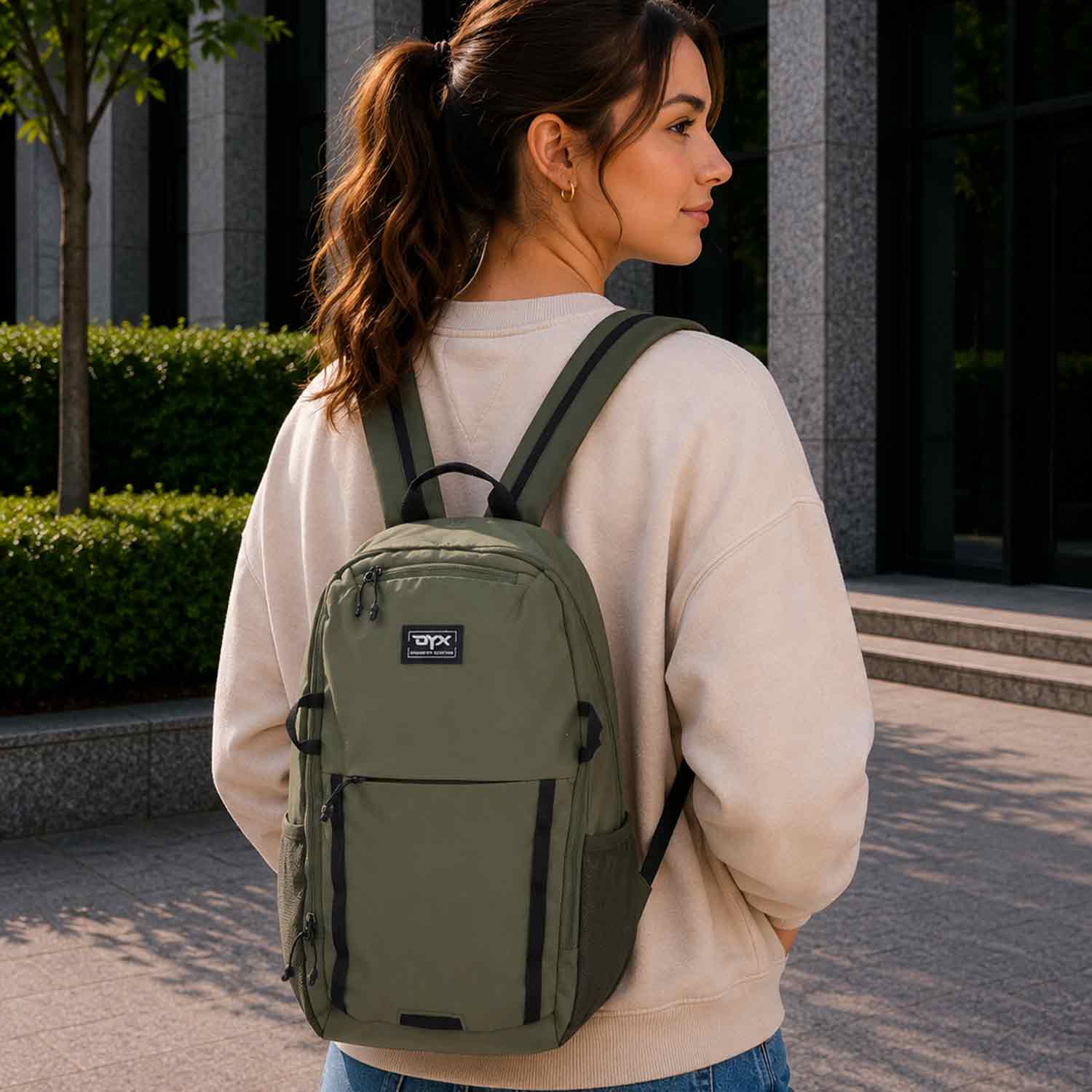 DYX Leichter City Rucksack - Green Abbildung 2