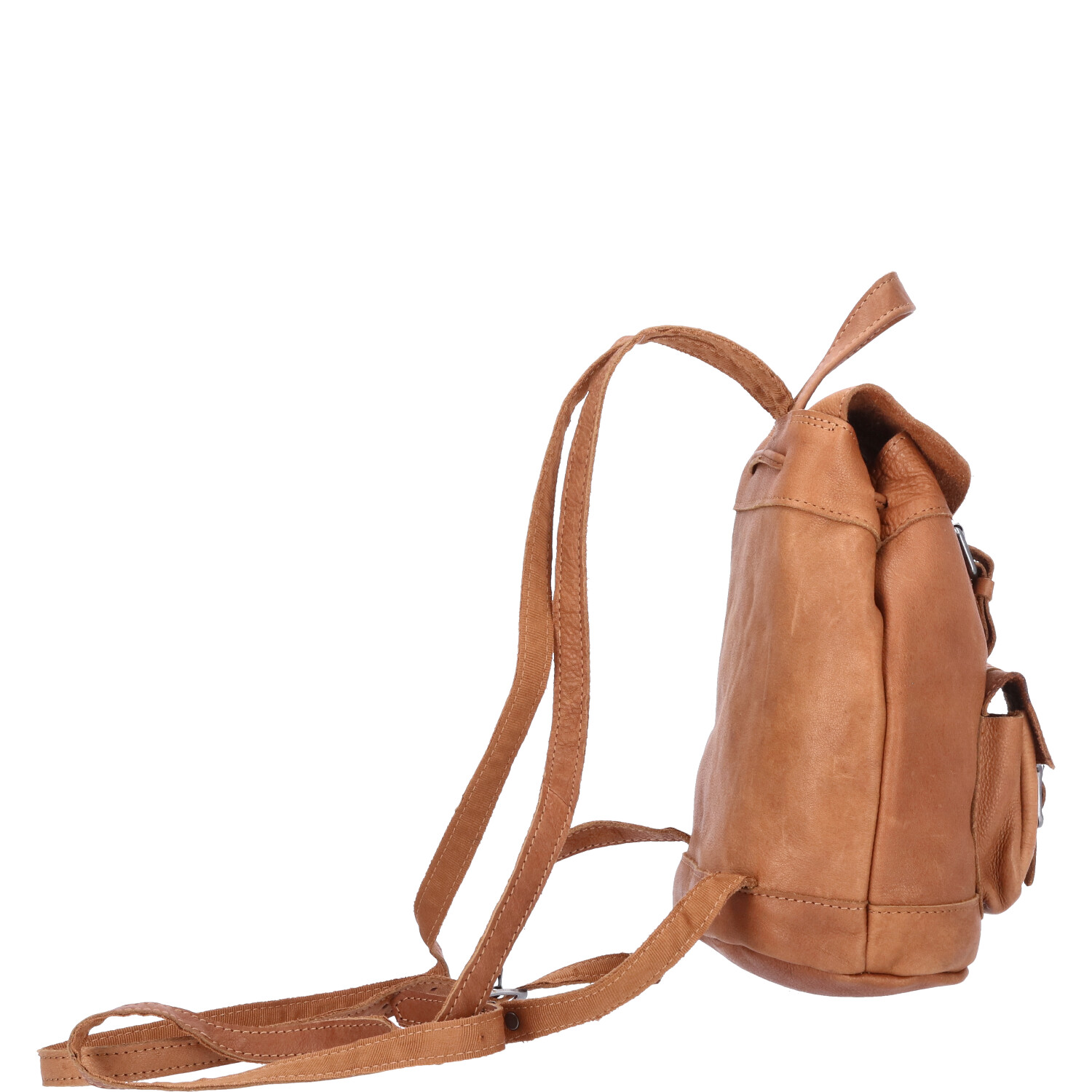 The Skandinavian Brand Mini Leder Rucksack  Cognac