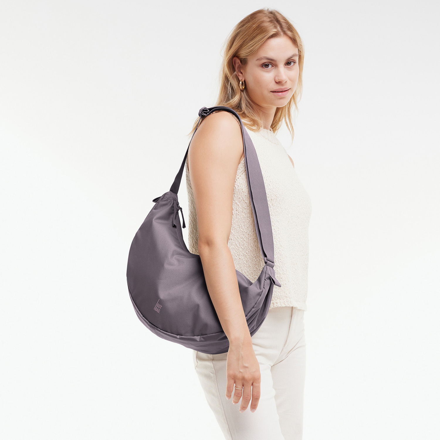 Got Bag Umhängetasche / Crossbody Moon Bag Large sea urchin