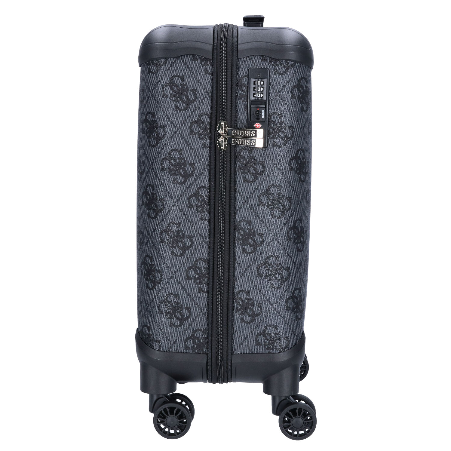 GUESS 4-Rad Trolley 53cm Berta Coal Logo