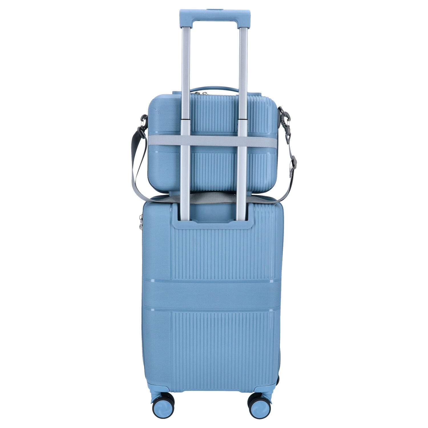 DYX 4 Rollen Koffer S 56 cm Rom blau Abbildung 8