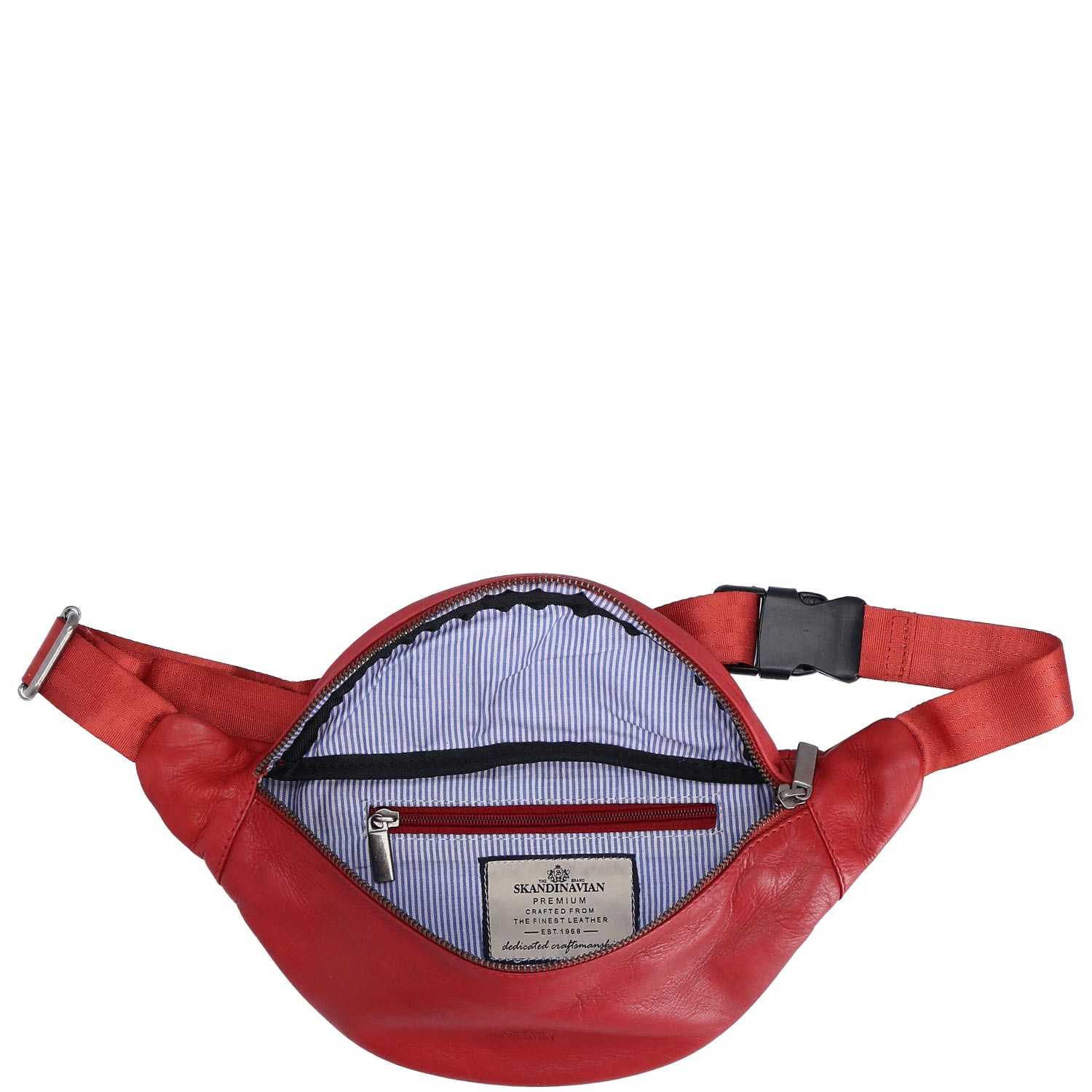 The Skandinavian Brand Hip Bag Washed Nappa  rot