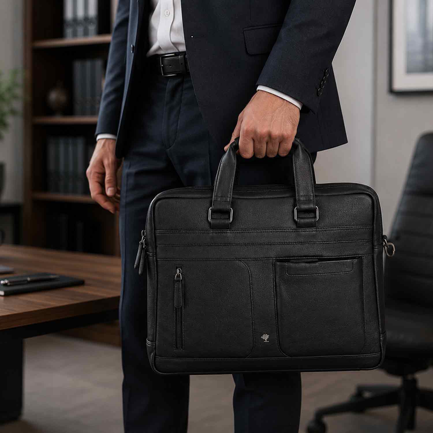 The Skandinavian Brand Aktentasche - schwarz Abbildung 2