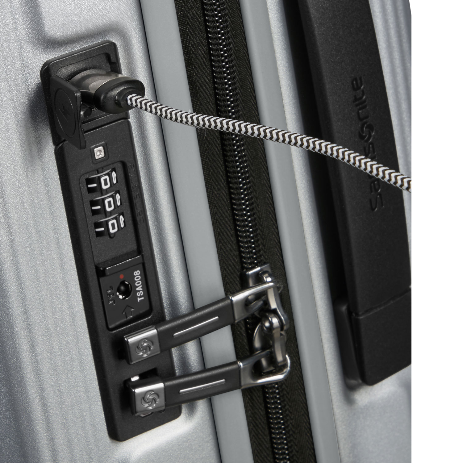 Samsonite 4-Rad Trolley 55cm erw. Nuon Matt Silver Abbildung 7