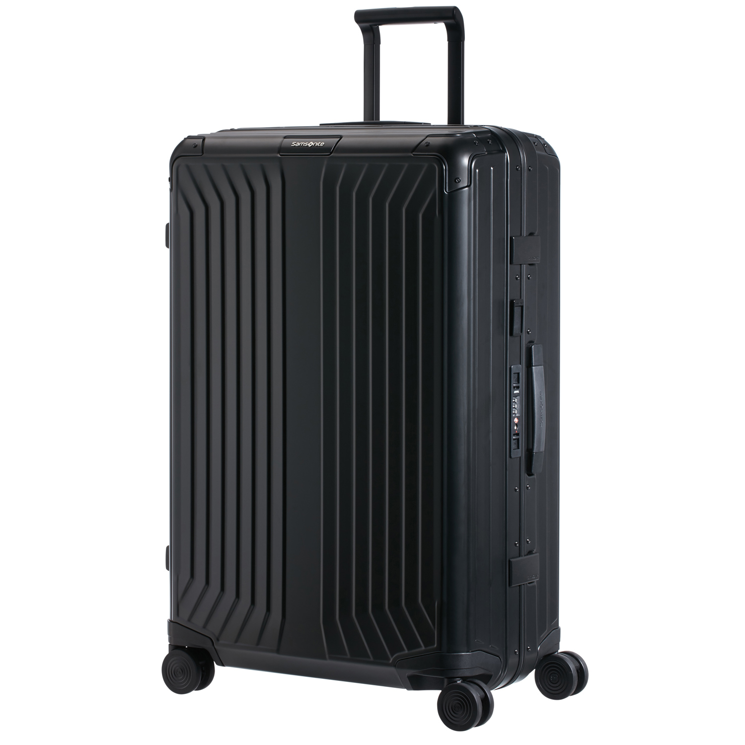 Samsonite Trolley mit 4 Rollen 76cm Lite-Box Aluminium Black Abbildung 1