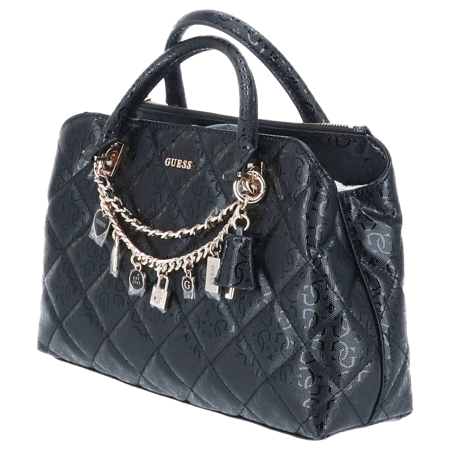 GUESS Handtasche Libby 2 comp Black Abbildung 2