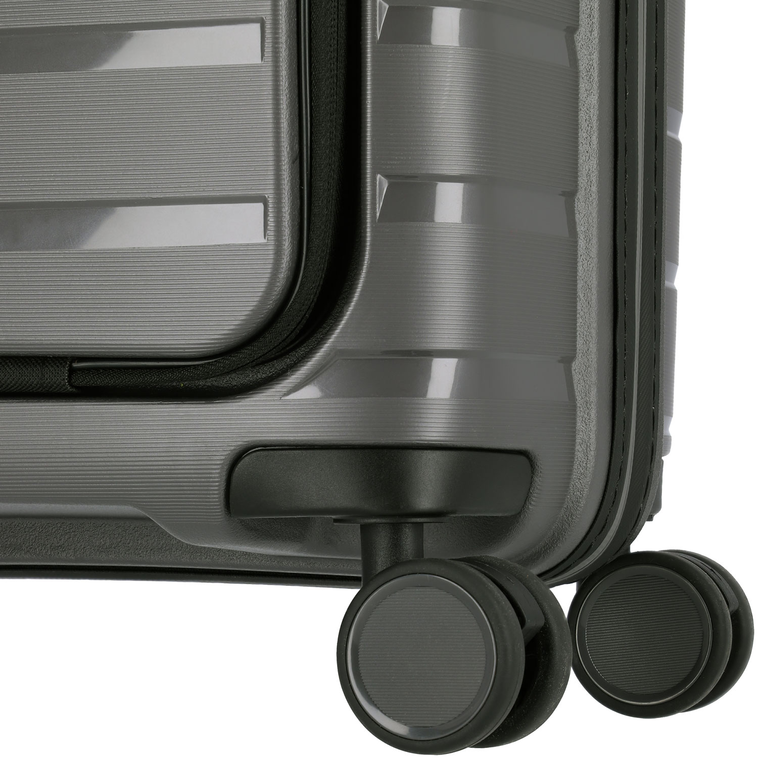 Travelite 4-Rad Trolley S mit Vortasche Air Base anthrazit