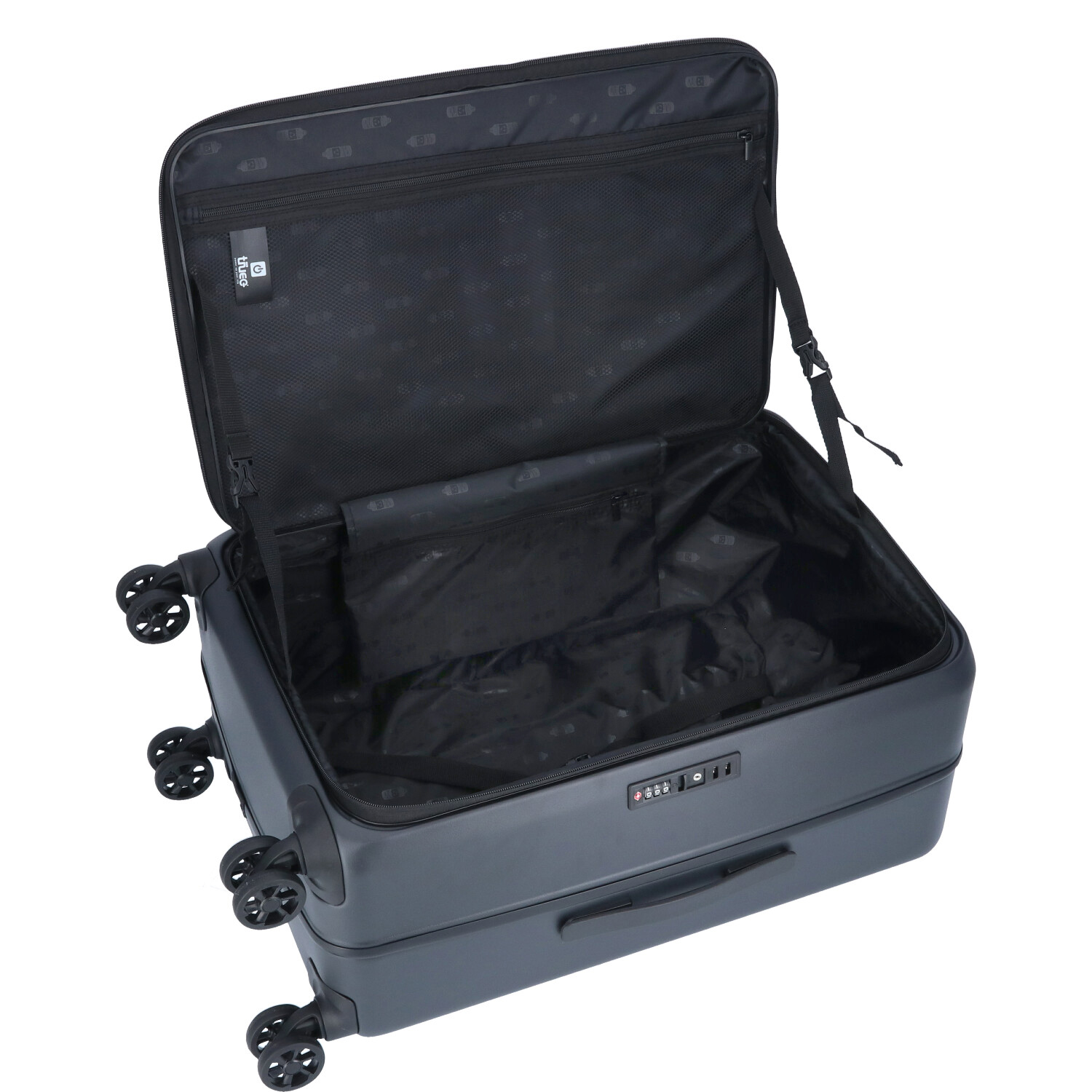 TheTrueC 4-Rad Trolley 77cm Toplader Seoul Black