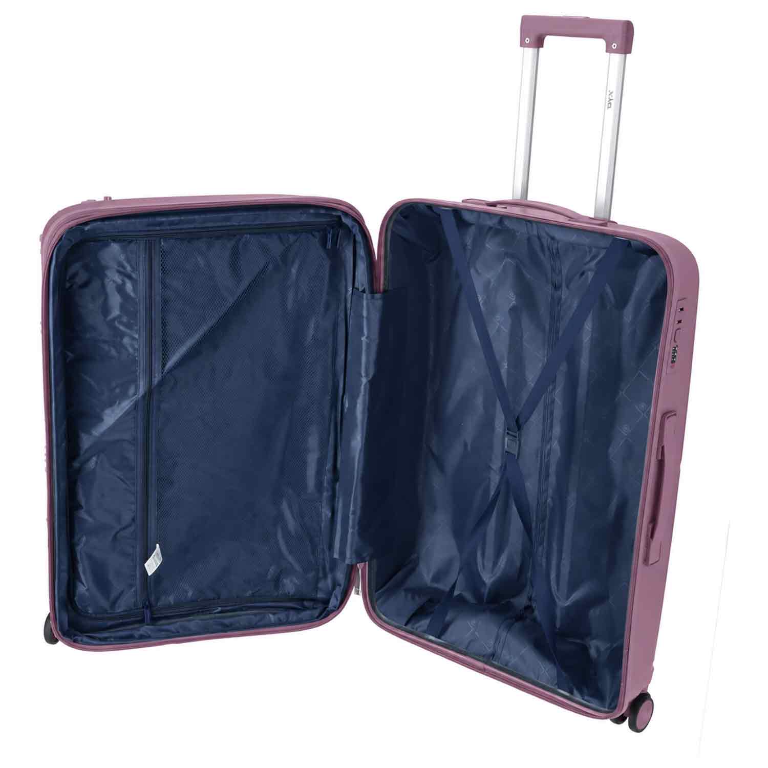 DYX 4 Rollen Koffer L 74 cm Los Angeles d.purple Abbildung 3