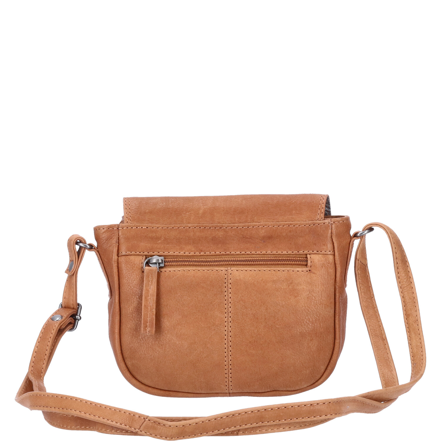 The Skandinavian Brand Damen Leder Tasche, Umhängetasche  Cognac