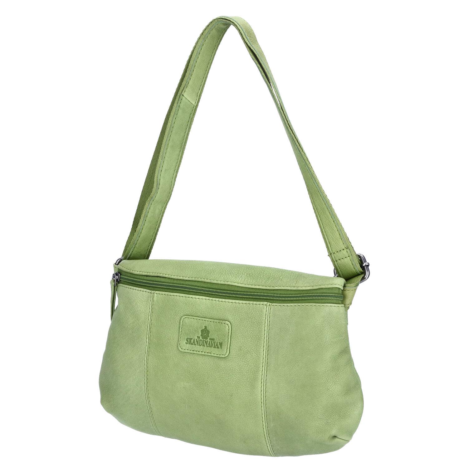 The Skandinavian Brand Leder Crossbody Bag  Green