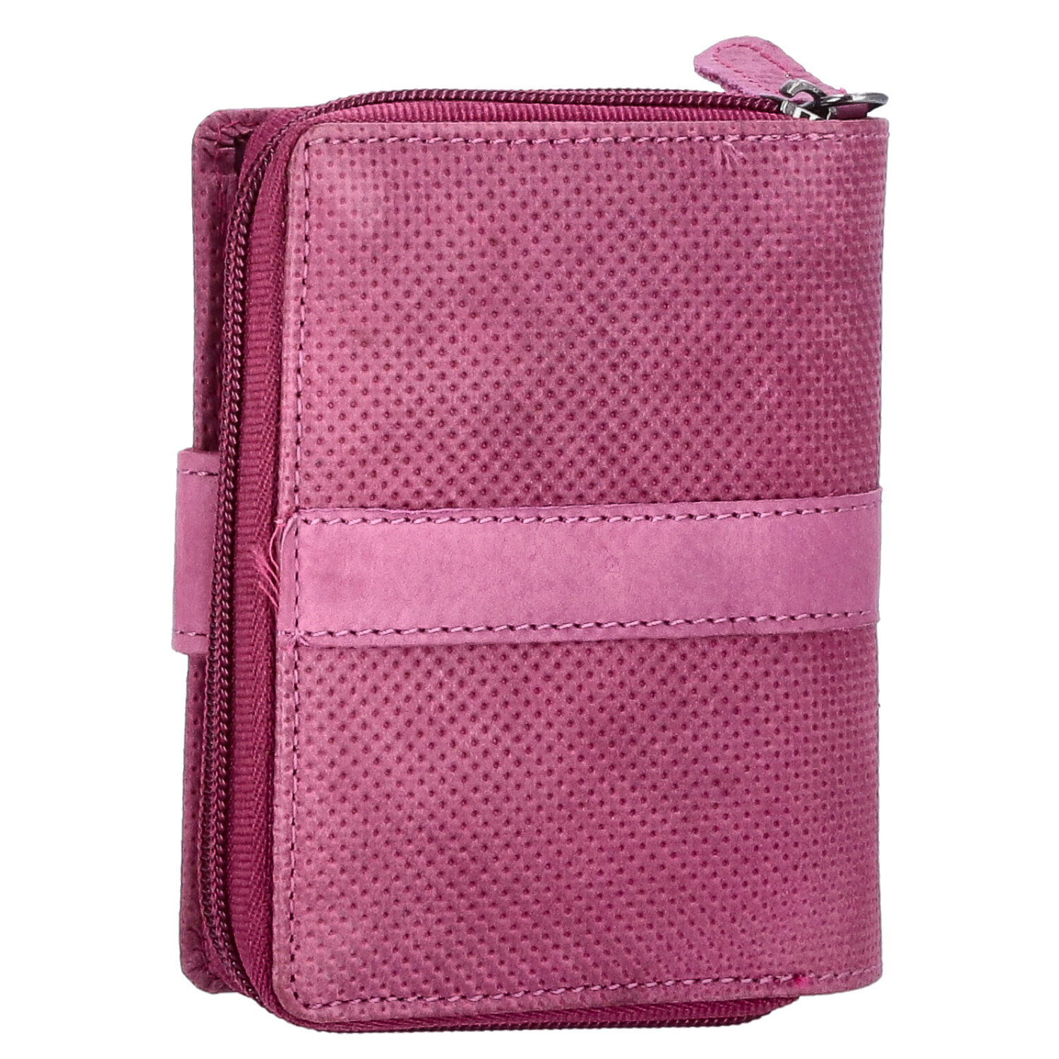 The Skandinavian Brand Damen Leder Geldbörse mittel - Purple Abbildung 2