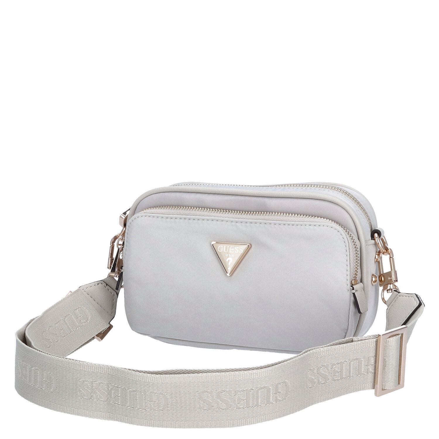 GUESS Damen Umhängetasche Eco Gemma Taupe