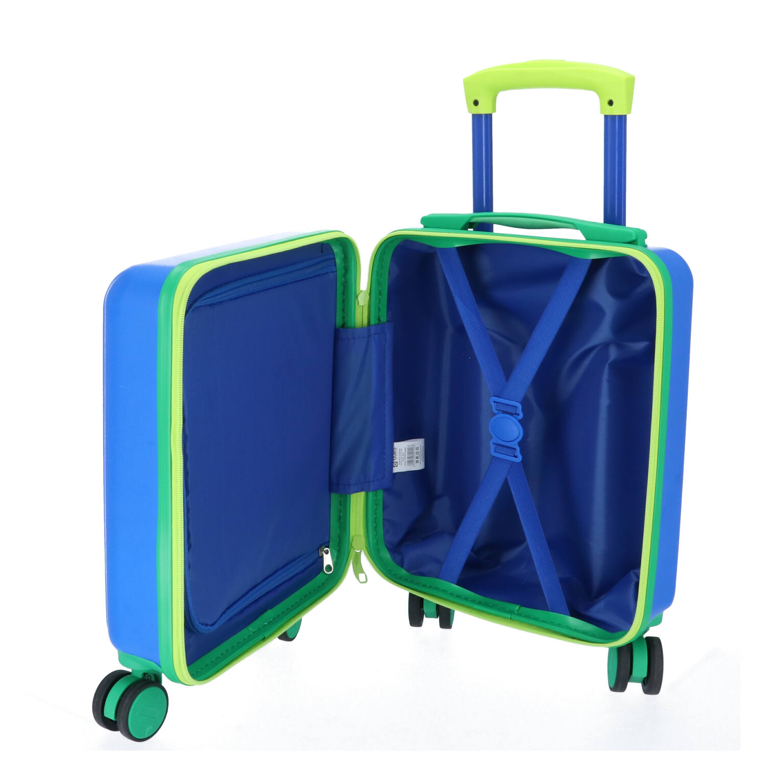 TheTrueC Kinder Koffer Underseat Dino blau Abbildung 5