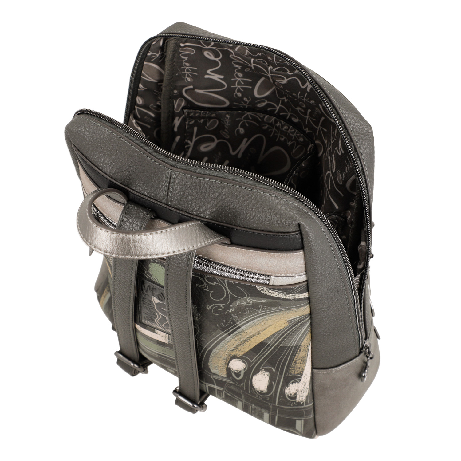 Anekke Damen Rucksack Mochila multicolor Abbildung 4