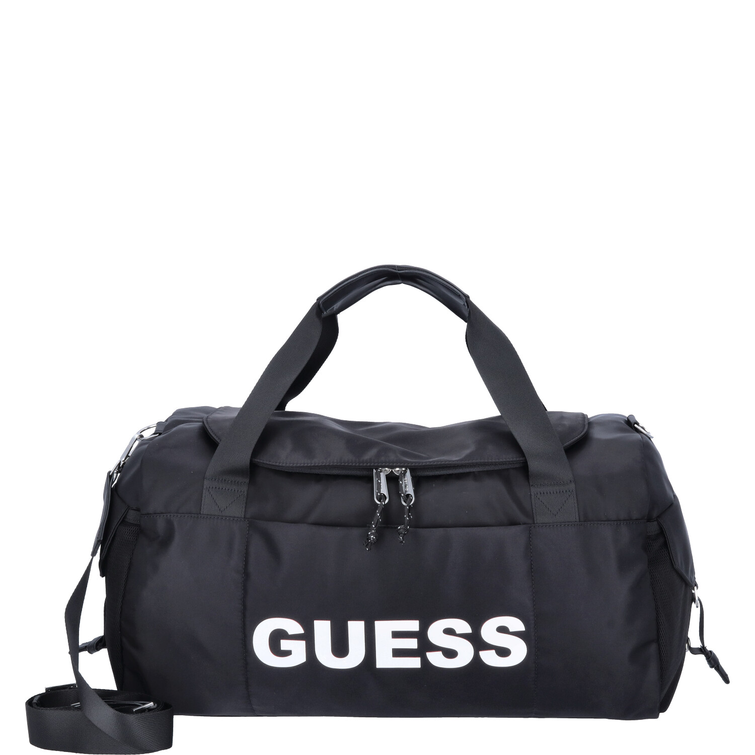 GUESS Duffle Bag Maxi Logo Black