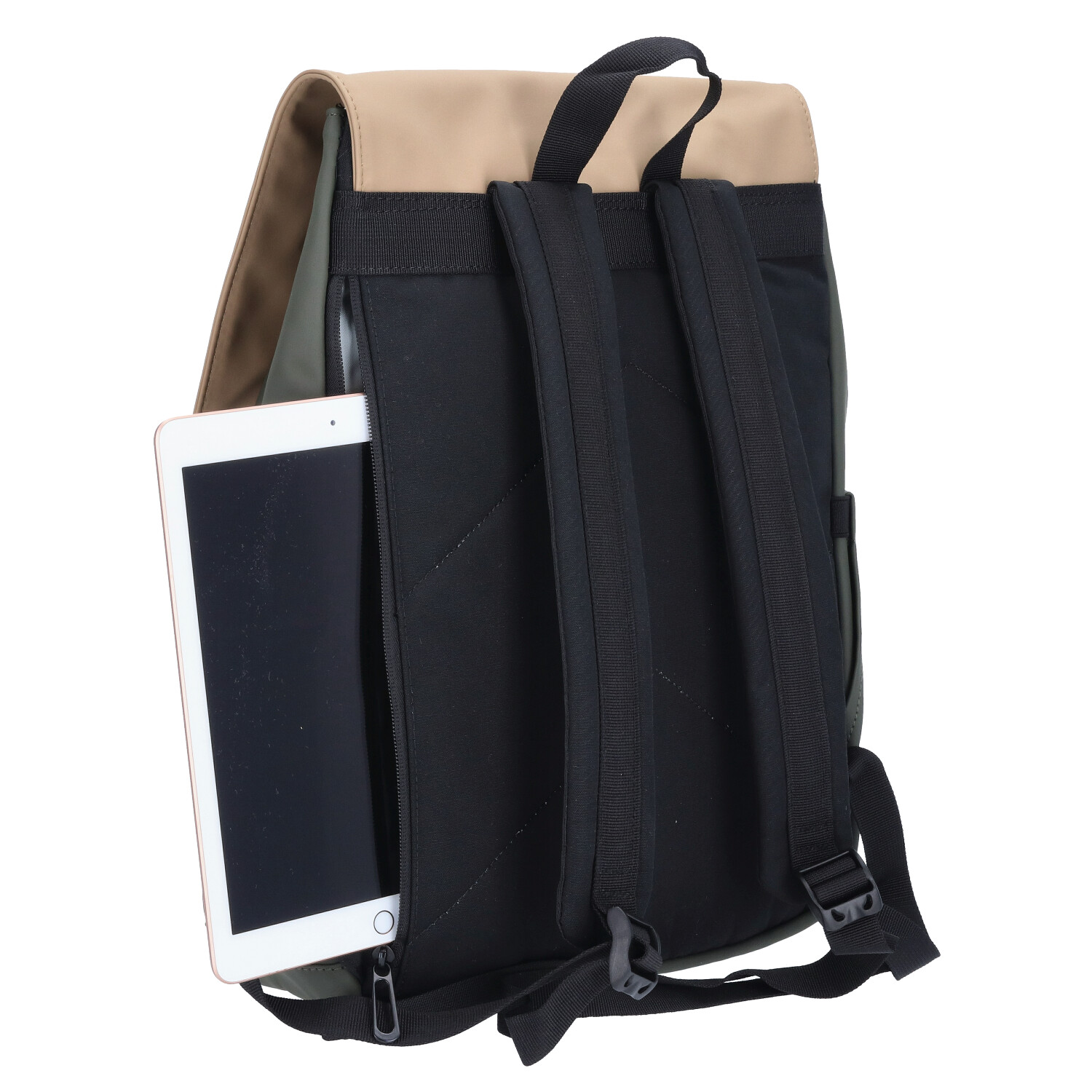 TheTrueC Rucksack Urban Line - Lisa - olive-taupe Abbildung 4
