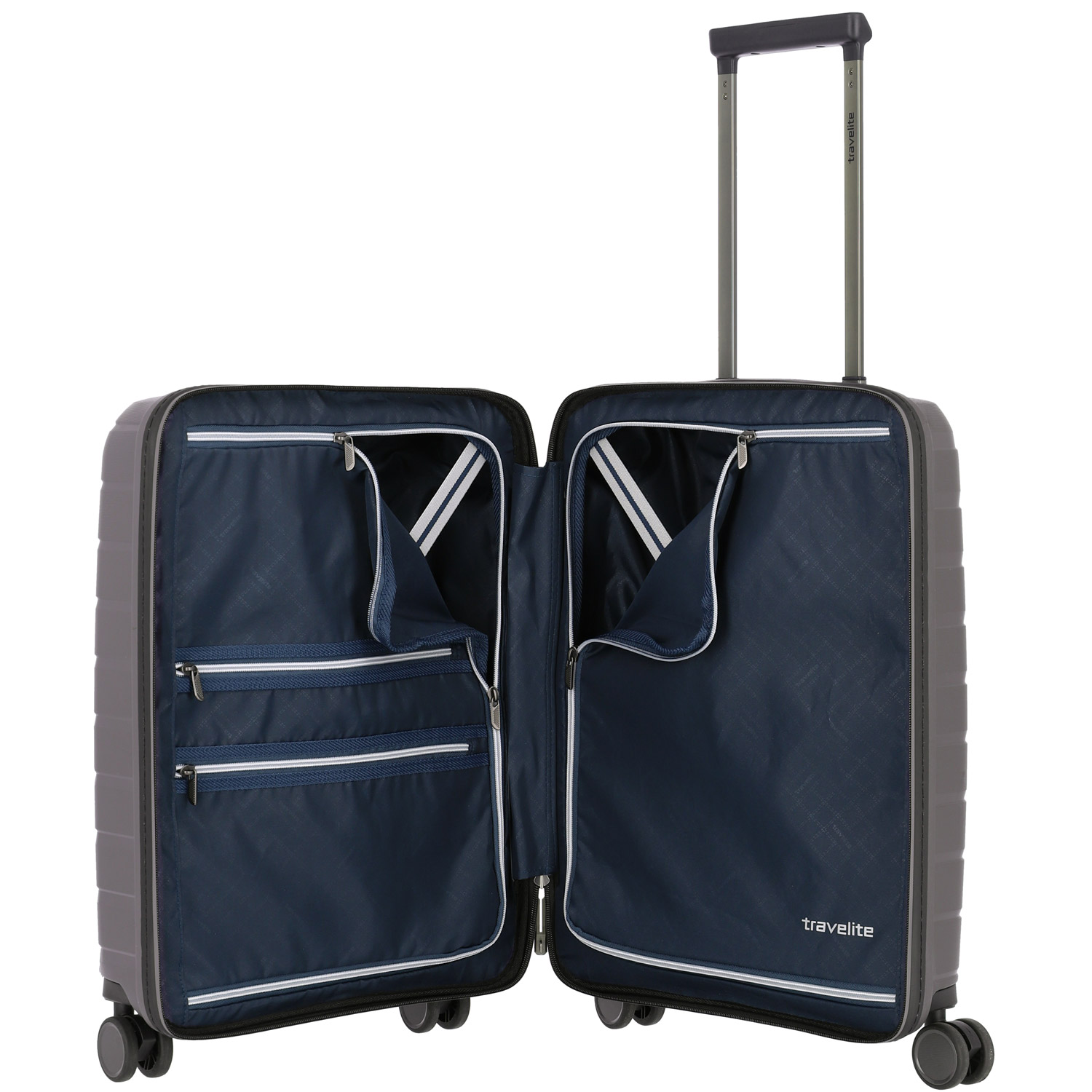 Travelite 4-Rad Trolley S mit Vortasche Air Base anthrazit