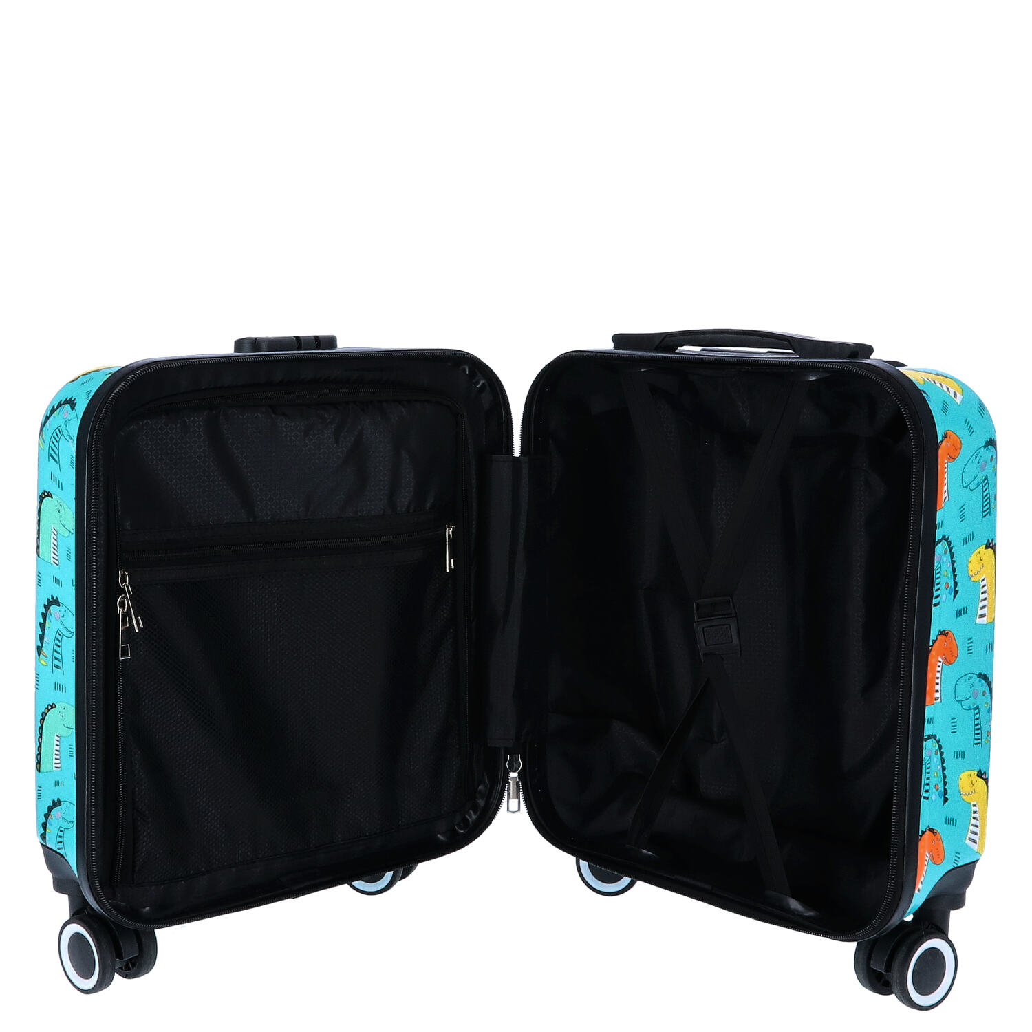 TheTrueC Kindertrolley 4 Rollen Dino - grün Abbildung 6