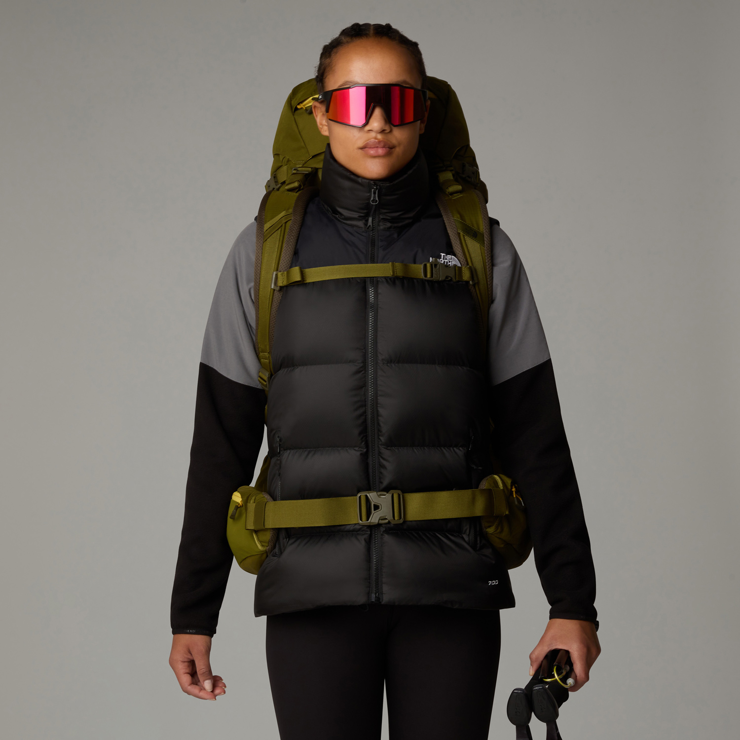 The North Face Trekkingrucksack S/M Terra 55 forest olive/new taupe green Abbildung 6