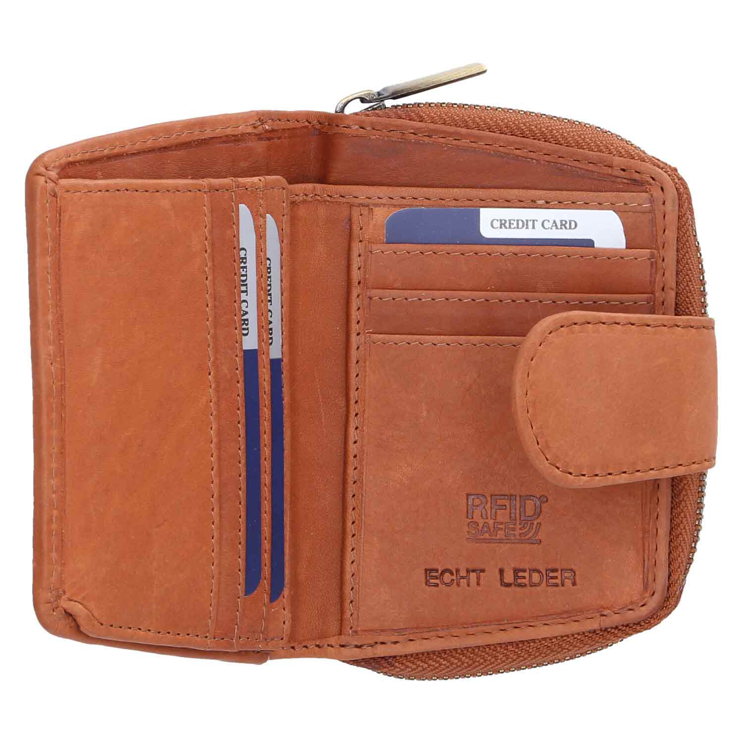 The Skandinavian Brand Geldbörse Lady Wallet - Cognac Abbildung 4