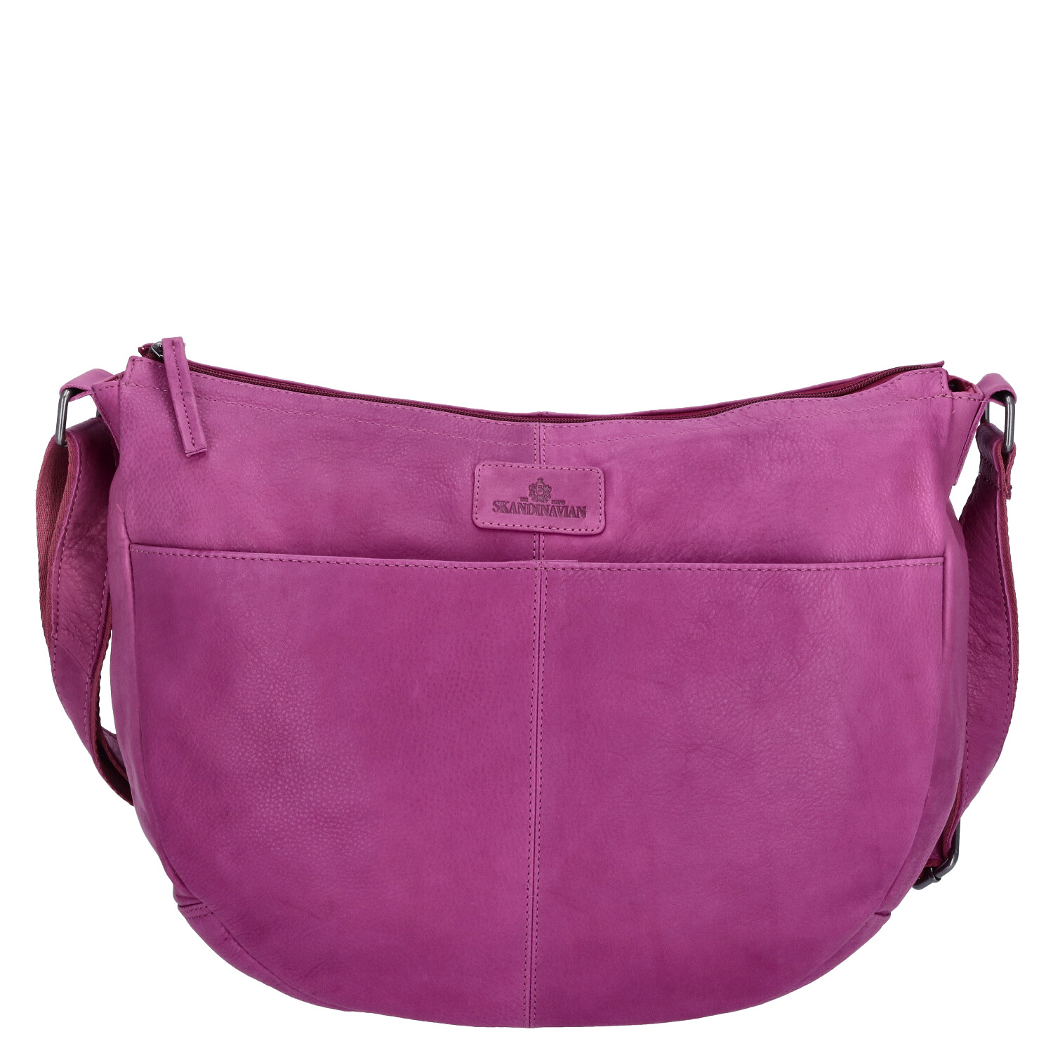 The Skandinavian Brand Leder Umhängetasche  Purple