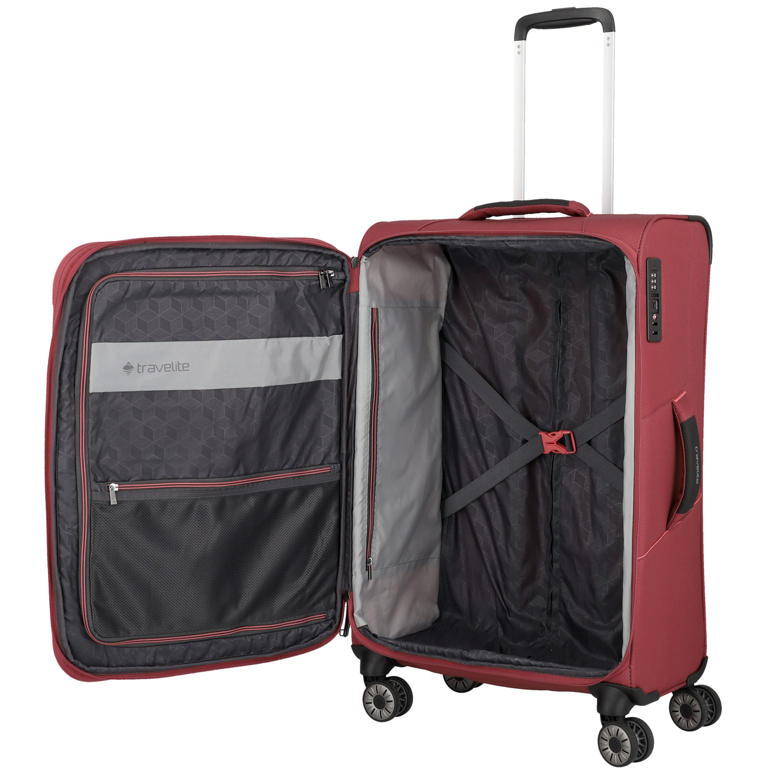 Travelite 4-Rollen Koffer M Skaii Abendrot Abbildung 5