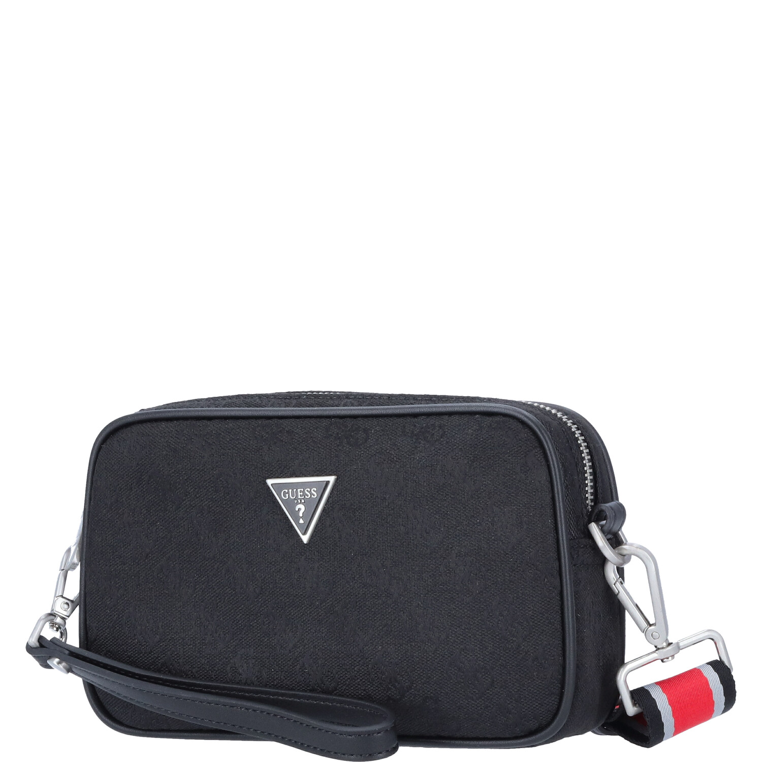 GUESS Umhängetasche klein Strave Black