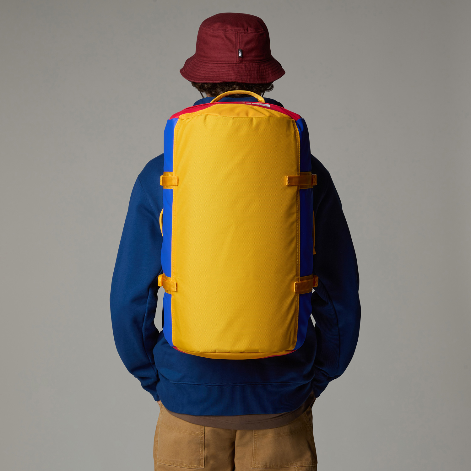 The North Face Reisetasche/Rucksack Base Camp Duffel S Blue/Red/Summit Abbildung 4