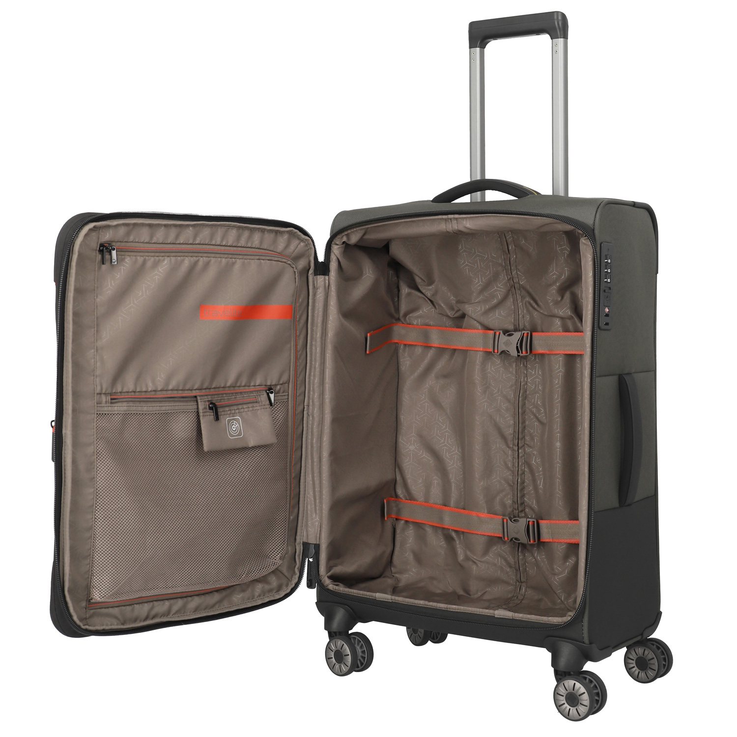 Travelite 4-Rad Trolley M Crosslite 5.0 olive