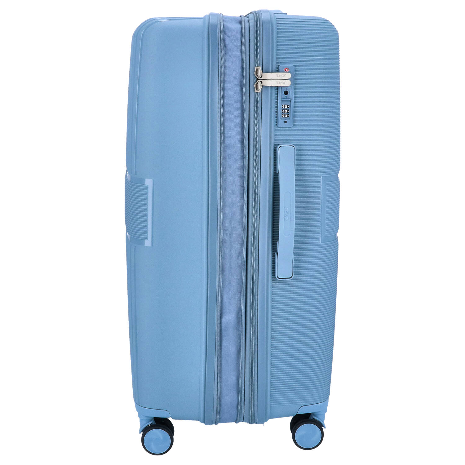 DYX 4 Rollen Koffer L 76 cm Rom blau Abbildung 5