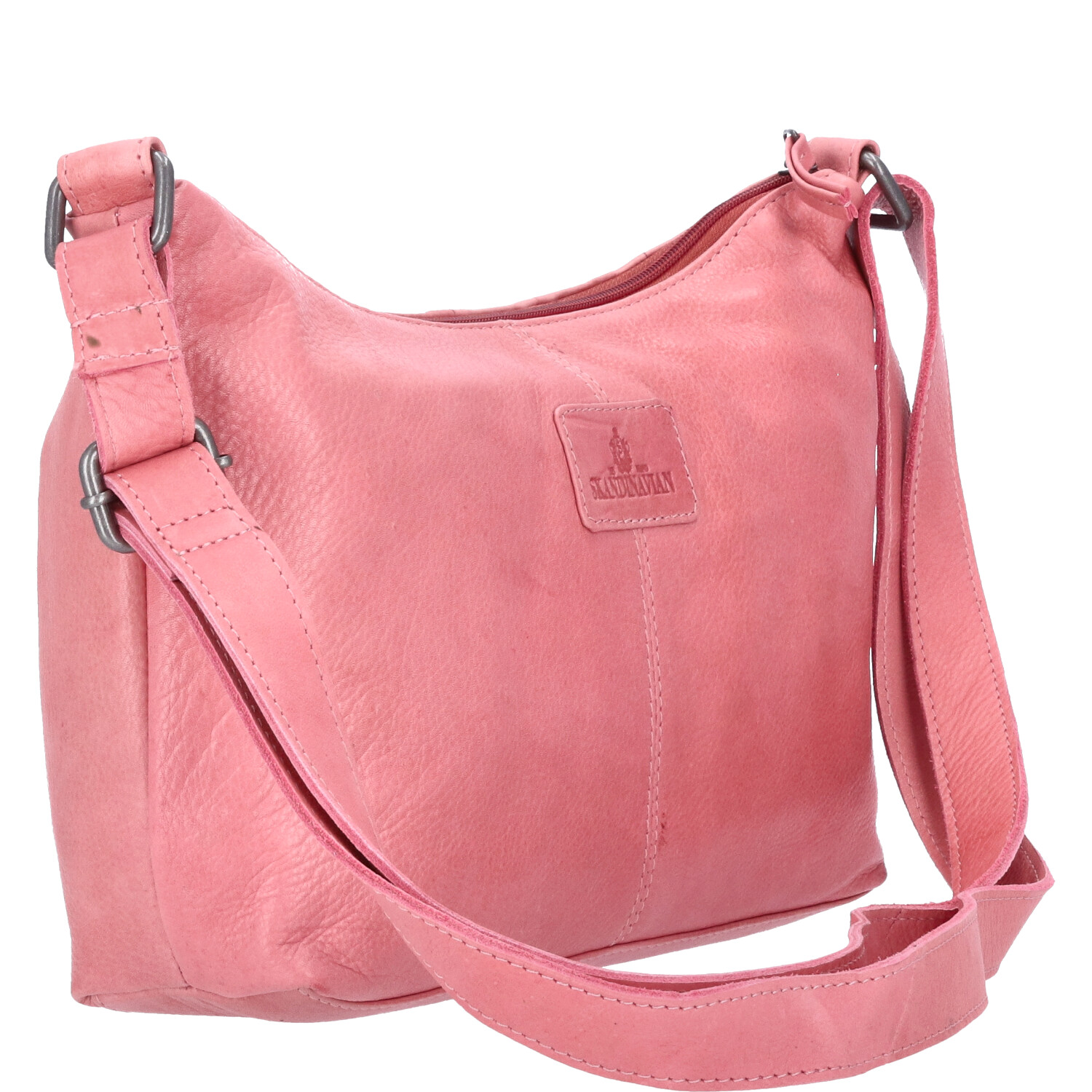 The Skandinavian Brand Damen Ledertasche, Schultertasche  rose